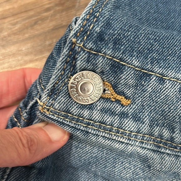 Levi’s Girls Denim Shortalls Size 16 Regular like new - Picture 3 of 12